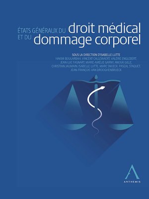 cover image of États généraux du droit médical et du dommage corporel
